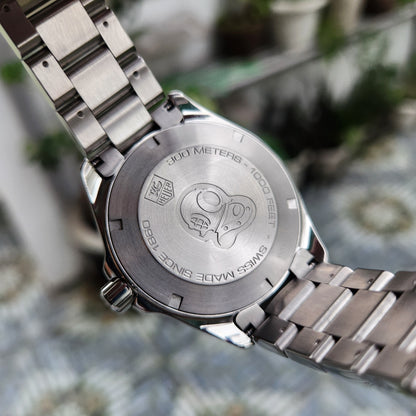 Tag Heuer Aquaracer 300M Steel Bezel in White Dial 41mm