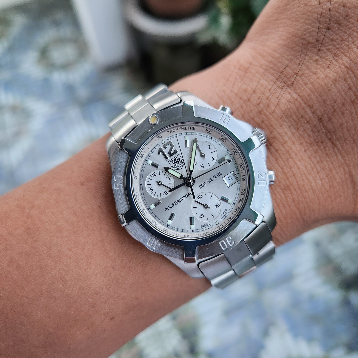 Tag Heuer Exclusive Chronograph in Silver Dial 39mm