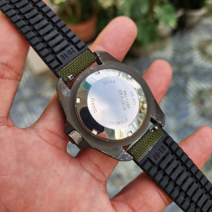 Vintage Heuer Matte Green PVD 'NightDiver' in Full Lume Dial 42mm