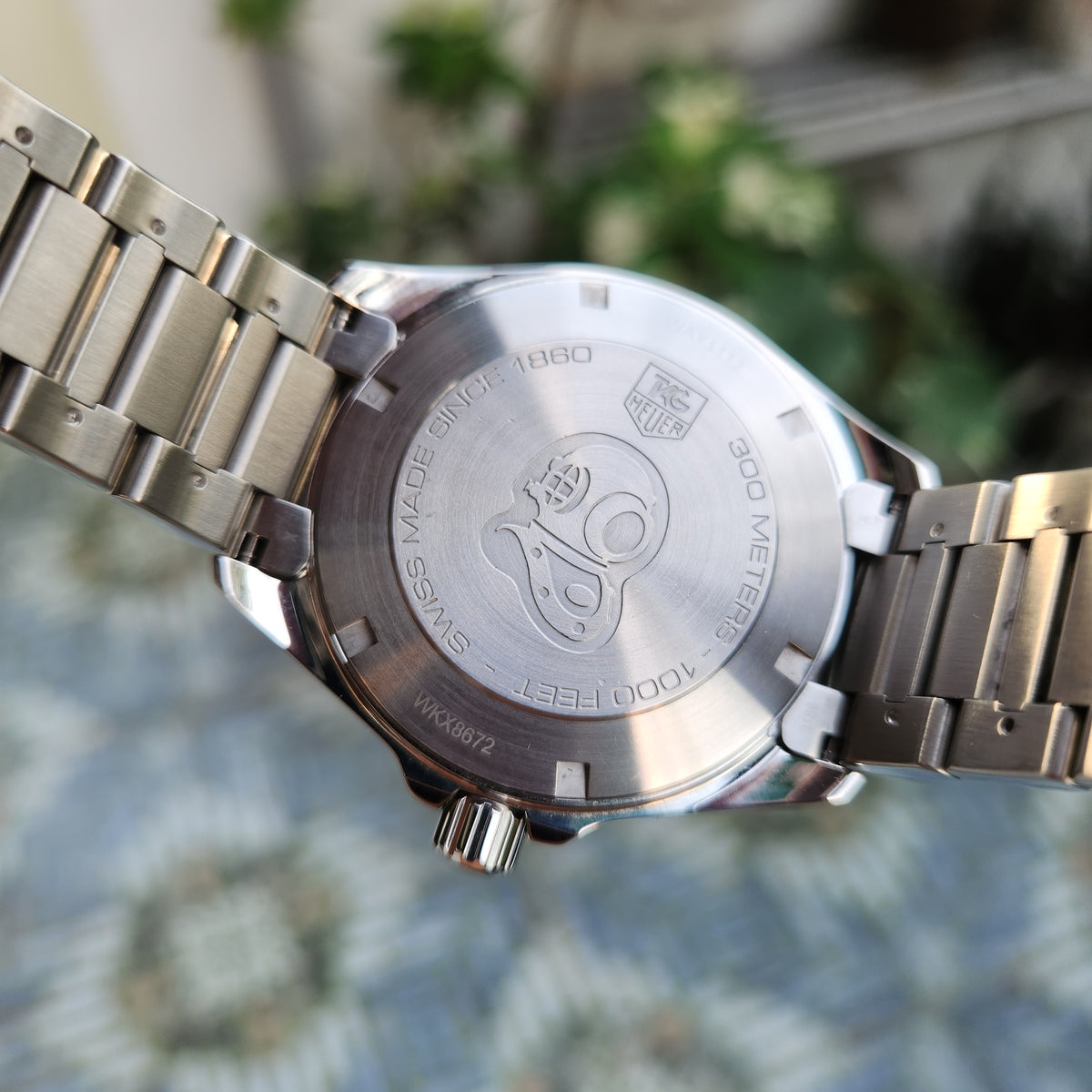 Tag Heuer Aquaracer Steel Bezel in Blue Dial 41mm