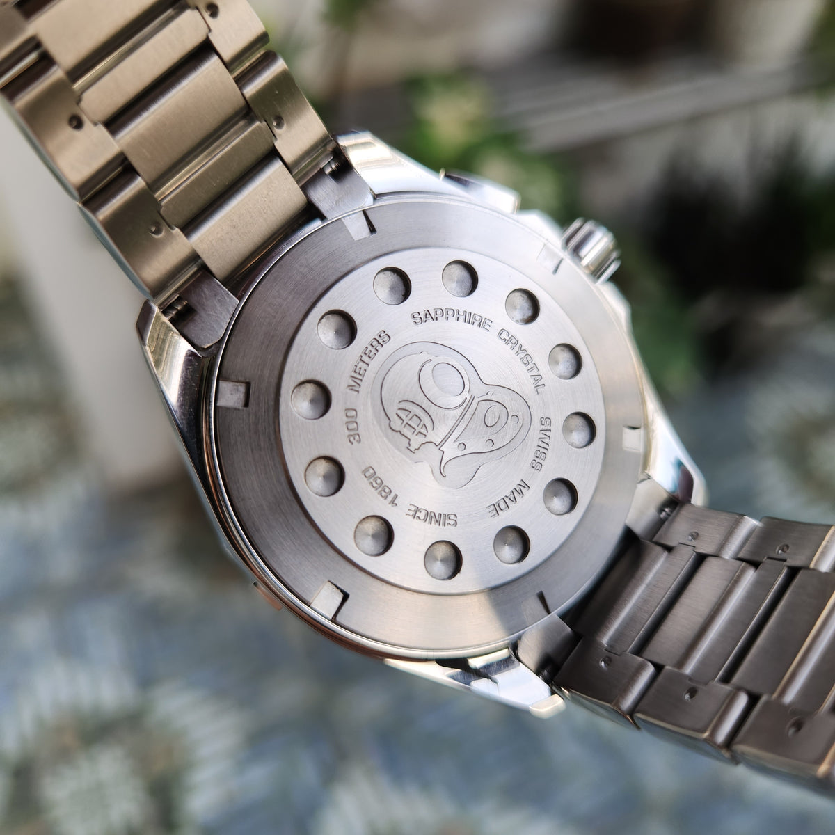 Tag Heuer Aquaracer Alarm Steel Bezel in White Dial 41mm - Complete Set
