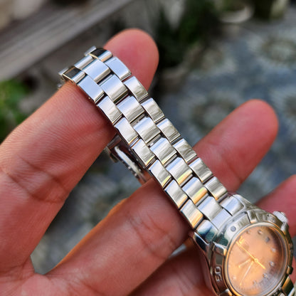 Tag Heuer Ladies Aquaracer Pink Mother of Pearl Dial with 10 Diamonds 27mm