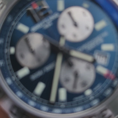 Breitling Colt Chronograph II Chronometer 300M in Blue Sunray Dial 44mm