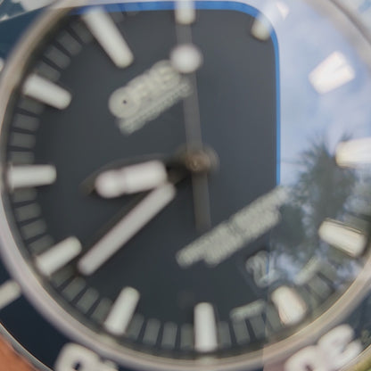 Oris Aquis Date Ceramic Bezel Blue Dial 43mm