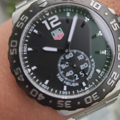 Tag Heuer F1 Grande Date Black Dial 42mm