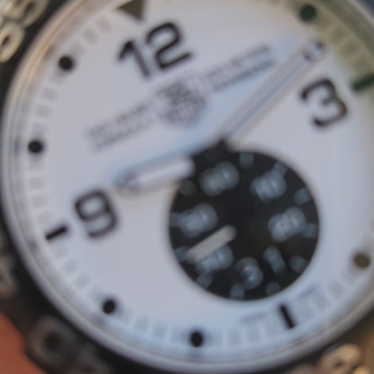 Tag Heuer F1 Grande Date Full Lume White Dial 44mm