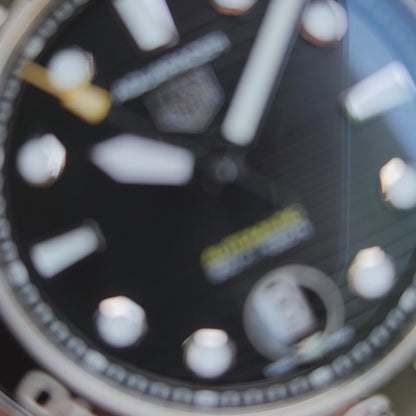 Tag Heuer Aquaracer Professional 300 Date Calibre 5 Ceramic Bezel in Black Sunray Brushed Dial 43mm