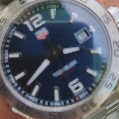 Tag Heuer F1 in Sunburst Blue Dial 41mm - Complete Set