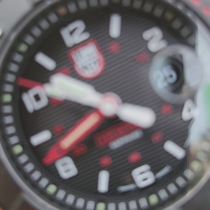 Luminox Carbonox Navy Seal Black Red Accent 45mm - Complete Set