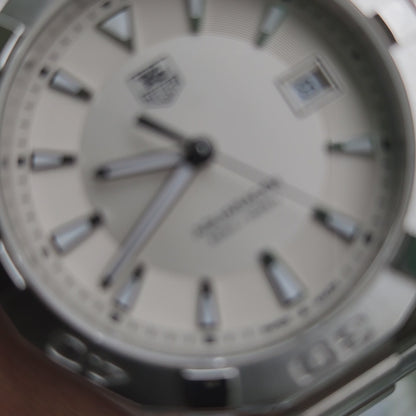 Tag Heuer Aquaracer 300M Steel Bezel in White Dial 41mm
