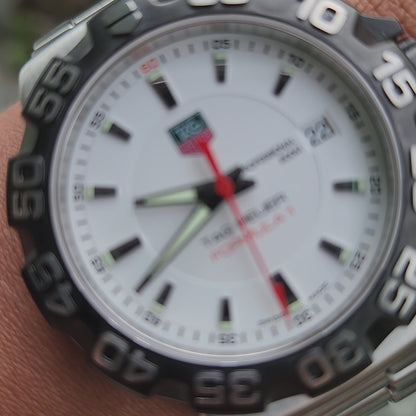 Tag Heuer F1 White Dial 41mm