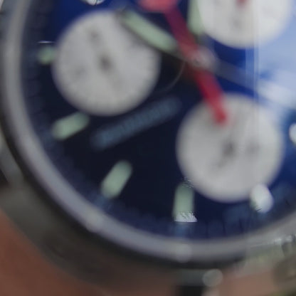 Tag Heuer Aquaracer Chronograph Sunray Blue Dial 41mm