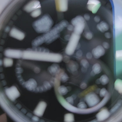 Tag Heuer Aquaracer Chronograph Steel Alu Bezel in Black Dial 43mm