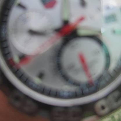 Tag Heuer F1 Chronograph Alonso Silver Dial 41mm