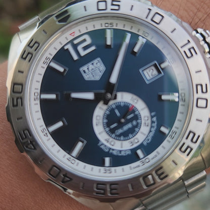 Tag Heuer F1 Calibre 6 Sunray Blue Dial 43mm - Complete Set