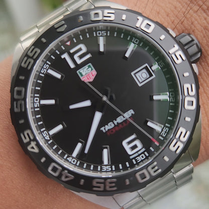 Tag Heuer Formula 1 Date in Black Dial 41mm - Complete Set