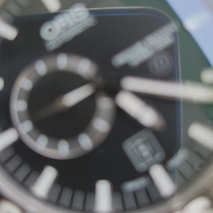 Oris Titan Small Second Date with Ceramic Bezel in Black Dial 46mm