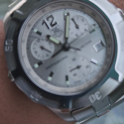 Tag Heuer Exclusive Chronograph in Silver Dial 39mm