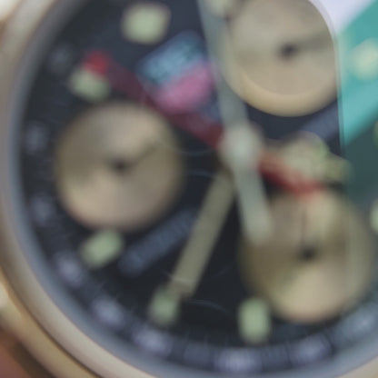 Tag Heuer Professional Chronograph Vintage Two-Tone 38mm Black Dial